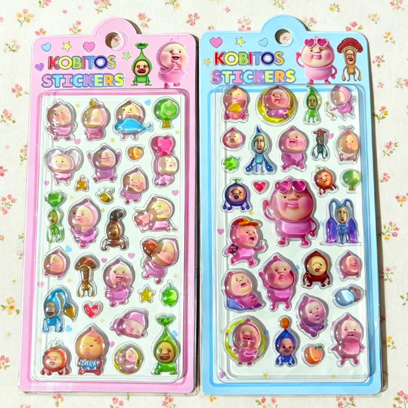 Japanese Lifestyle Goods - 2 個かわいいコビト 3D レリーフクリスタルステッカー和風漫画クリスタルステッカー Diy 電話ケース装飾アニメ周辺機器