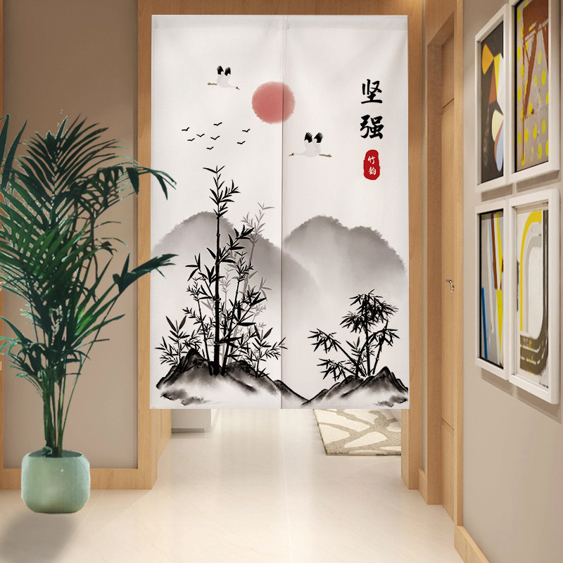 運のシンボルが付いたドアカーテン,キッチン,寝室の装飾,家の - Noren Curtain Doorway のレビューと価格