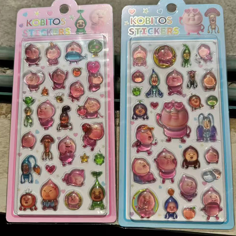 2 個かわいいコビト 3D レリーフクリスタルステッカー和風 - Japanese Lifestyle Goods のレビューと価格