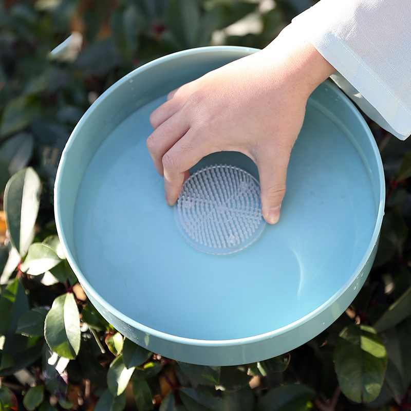 丸型生け花ケンザン花留め具吸盤プラスチックアレンジツールアー - Ikebana Vase Kenzan のレビューと価格
