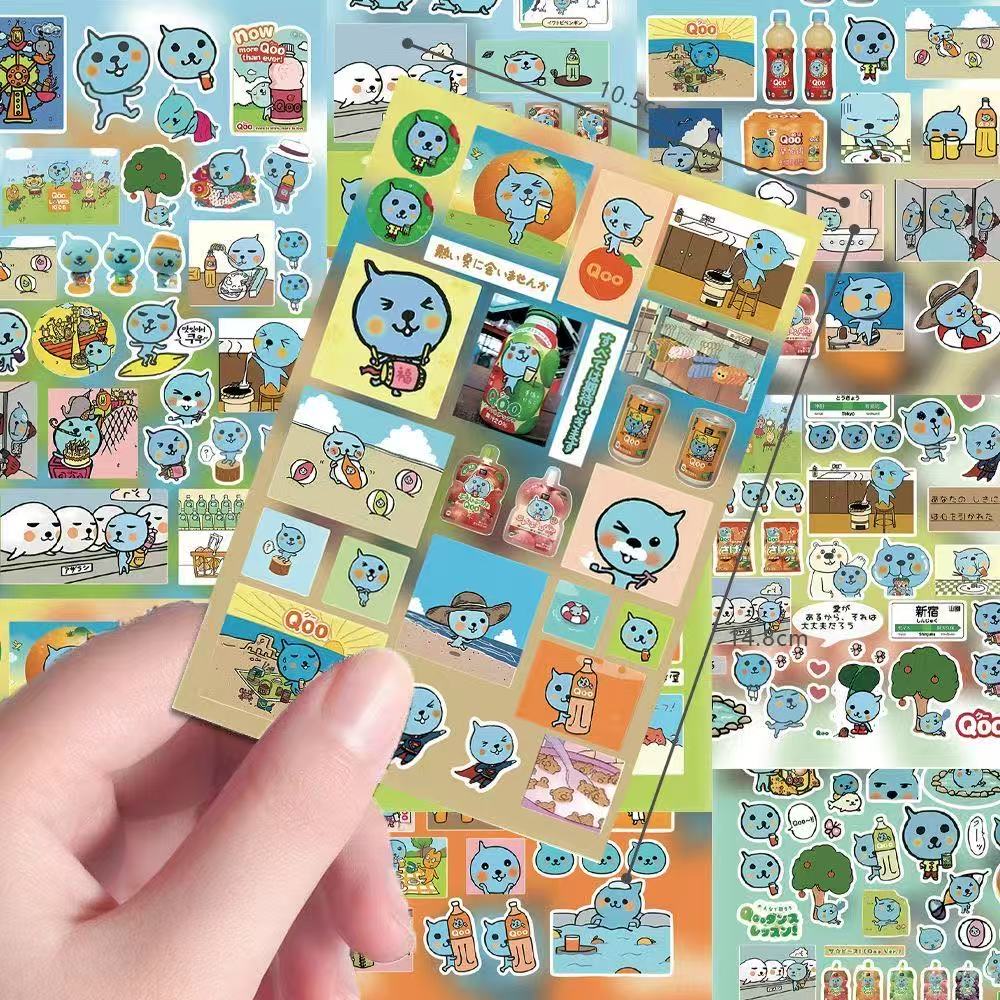 8 個和風レトロブルー水滴フィルムカッティング漫画 Diy  - Japanese Lifestyle Goods のレビューと価格