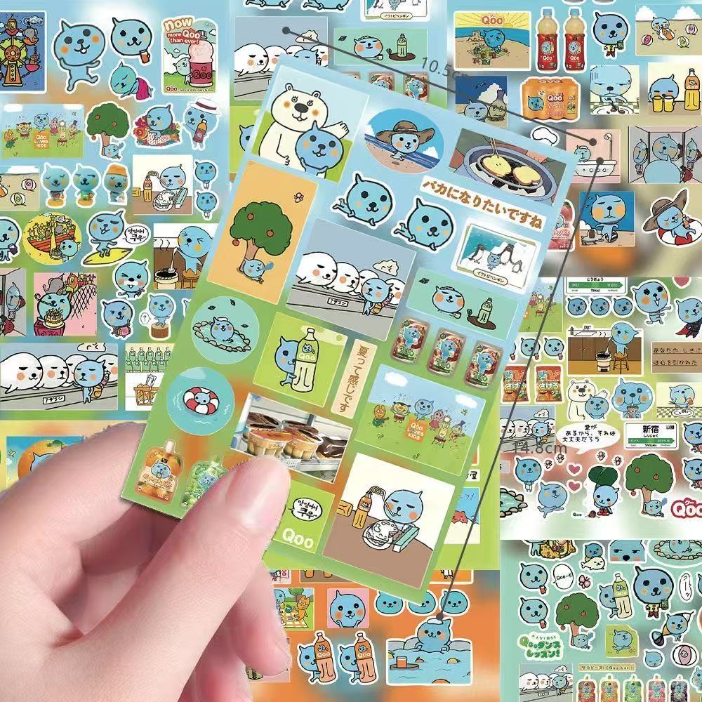8 個和風レトロブルー水滴フィルムカッティング漫画 Diy  - Japanese Lifestyle Goods のレビューと価格
